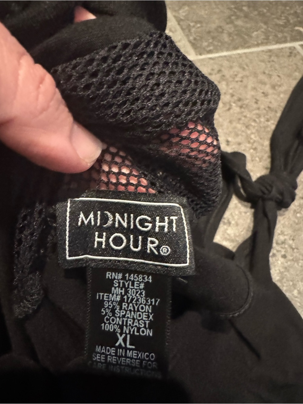 Midnight Hour Nature's Magic Black Graphic Tie-Shoulder Tank Top - Picture 2 of 3